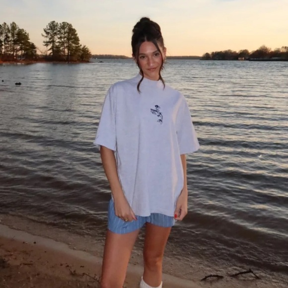 mock neck tshirt - Picture 1 of 5